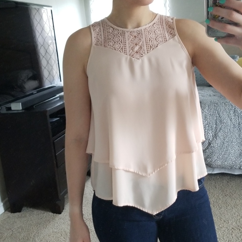 Nude blouse